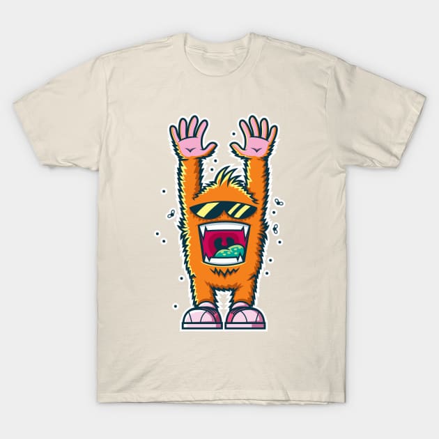 Graffiti Monster T-Shirt by Malchev